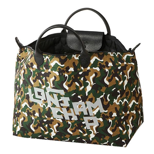 【美品】LONGCHAMP ロンシャン ボストンバッグ 大容量 カーキ 即日発送 LONGCHAMP 並行輸入 ロンシャン ボストンバッグ ル プリアージュ