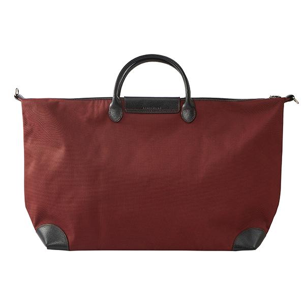 LONGCHAMP ロンシャン ボストンバッグ ダークレッド 赤系 LONGCHAMP ロンシャン ボストンバッグ ダークレッド 赤系