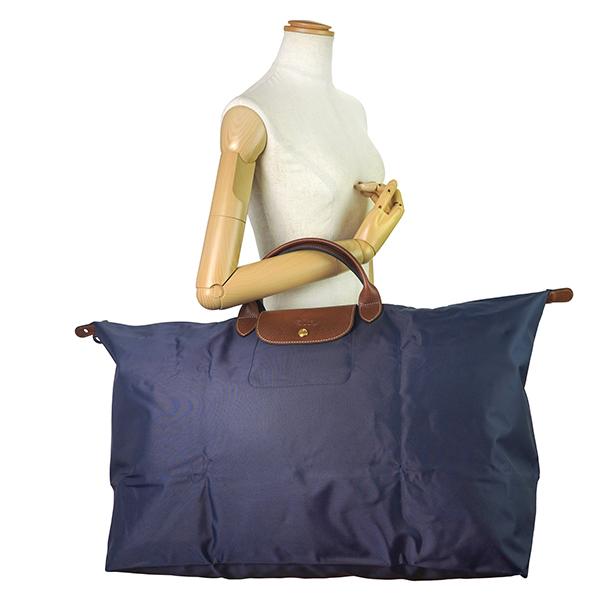 【美品】ロンシャン ボストンバッグ ル プリアージュ トラベルバッグ ネイビー LONGCHAMP 並行輸入 ロンシャン ボストンバッグ ル プリアージュ