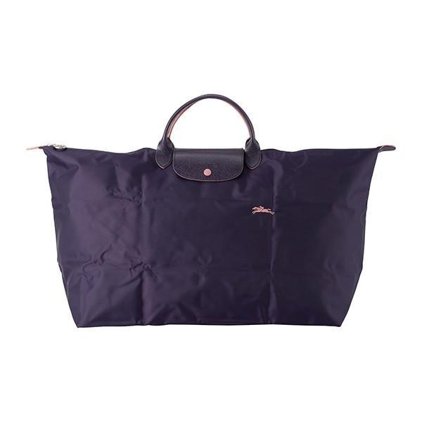 希少！！【ロンシャン 2way キャリーケース ボストンバッグ】 LONGCHAMP 並行輸入 ロンシャン ボストンバッグ ブルーベリー ル