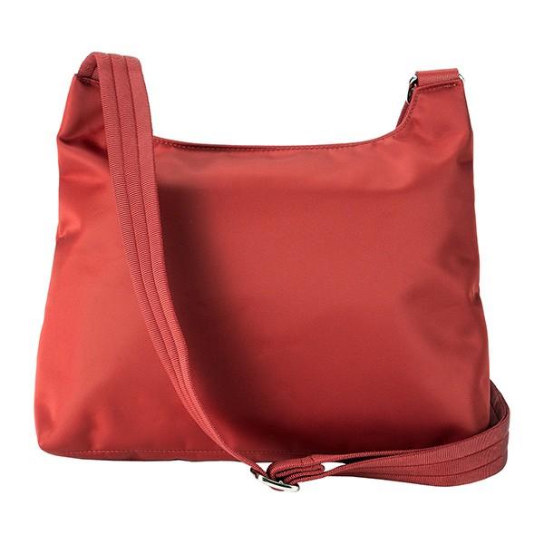LONGCHAMP◇ショルダーバッグ/レザー/RED