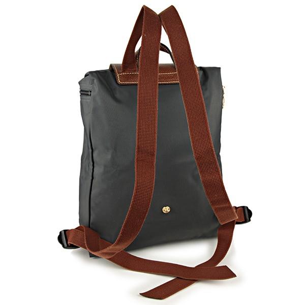 LONGCHAMP（ロンシャン） 並行輸入 リュックサック グレー ガンメタル