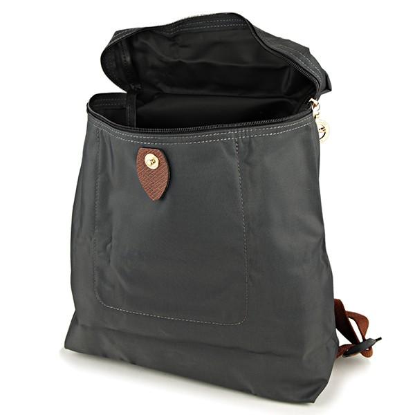 LONGCHAMP（ロンシャン） 並行輸入 リュックサック グレー ガンメタル
