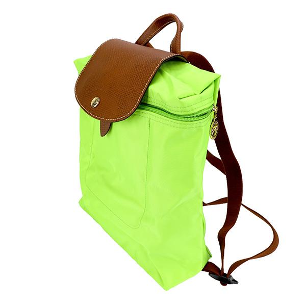 並行輸入 ロンシャン リュックサック LONGCHAMP ル プリアージュ バックパック 1699 089 355レディース ライムグリーン 黄緑 | LONGCHAMP | 03