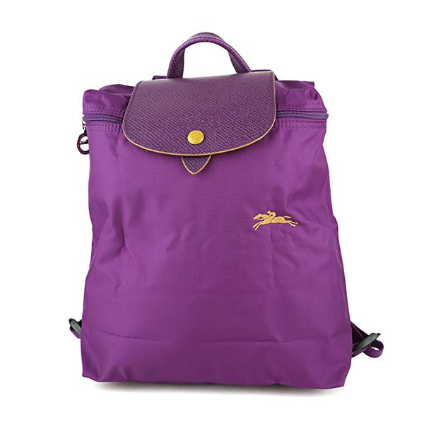 ロンシャン リュックサック パープル 紫 ル・プリアージュ クラブ