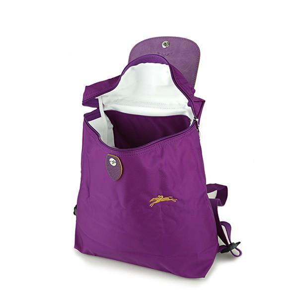 【美品】LONGCHAMP ル・プリアージュ　バックパック　リュック　パープル LONGCHAMP 並行輸入 ロンシャン リュックサック ル プリアージュ