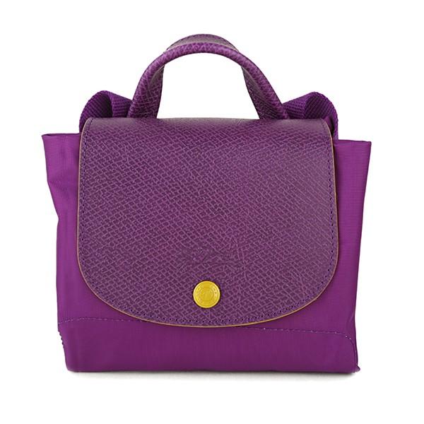 【美品】LONGCHAMP ル・プリアージュ　バックパック　リュック　パープル LONGCHAMP 並行輸入 ロンシャン リュックサック ル プリアージュ