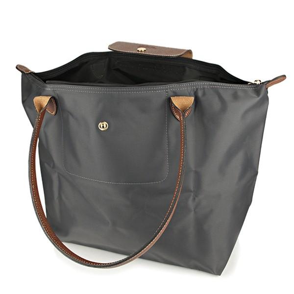 ロンシャン LONGCHAMP プリアージュ　L グレー LONGCHAMP ロンシャン トートバッグ グレー ガンメタル ル・プリ