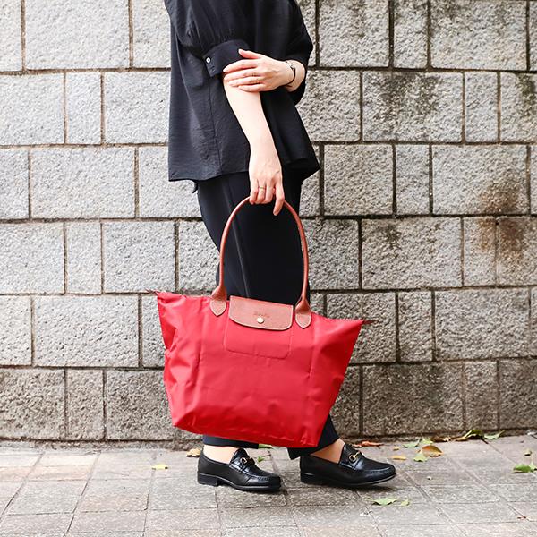LONGCHAMP ロンシャン トートバッグ ビルベリー 紫系 ル・プリ LONGCHAMP ロンシャン トートバッグ ビルベリー 紫系 ル・プリ