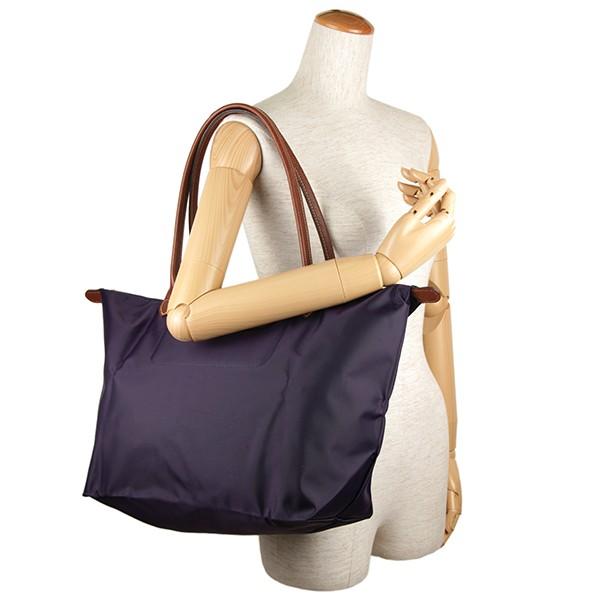 LONGCHAMP ロンシャン トートバッグ ビルベリー 紫系 ル・プリ LONGCHAMP ロンシャン トートバッグ ビルベリー 紫系 ル・プリ