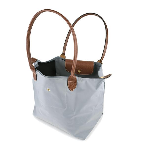 LONGCHAMP 並行輸入 ロンシャン トートバッグ ライトグレー ル