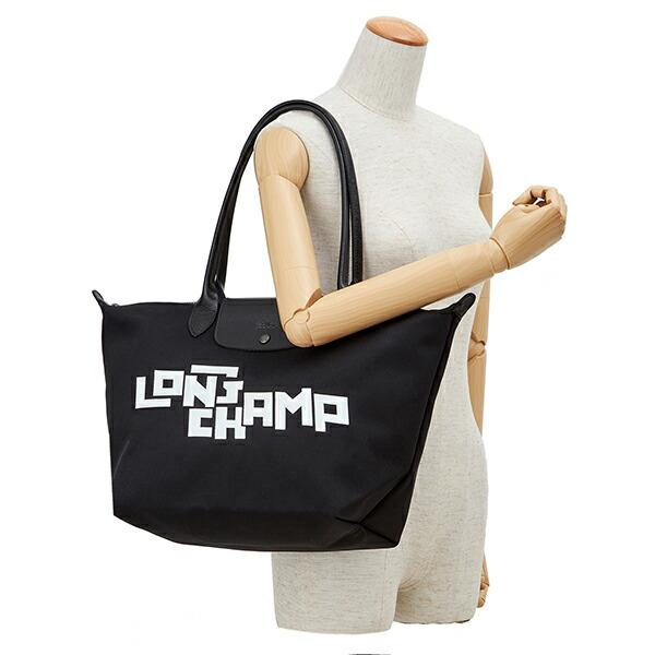 LONGCHAMP ロンシャン トートバッグ ブラック 黒 ル・プリアージュ LGP  
