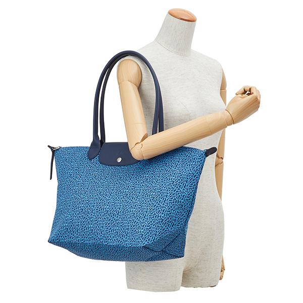 LONGCHAMP 並行輸入 ロンシャン トートバッグ ブルー 青 ル・プリ