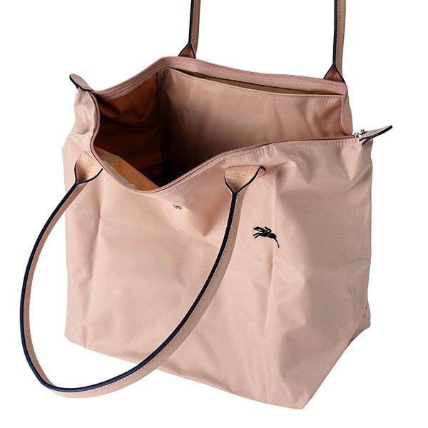 LONGCHAMP ロンシャン トートバッグ ピンクベージュ系 ル・プリ LONGCHAMP ロンシャン トートバッグ ピンクベージュ系 ル・プリ