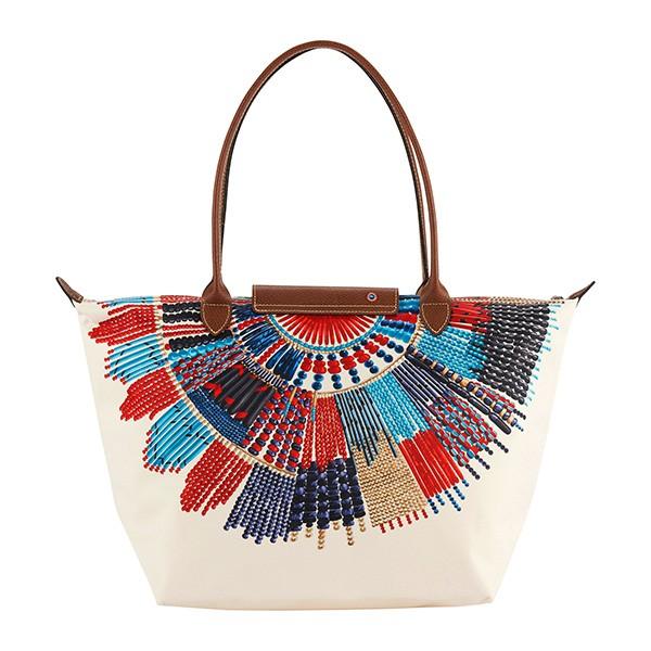 並行輸入 ロンシャン トートバッグ TOTE BAG L 1899 655 B51 ブルー 青/レッド 赤 爆買 | LONGCHAMP | 01