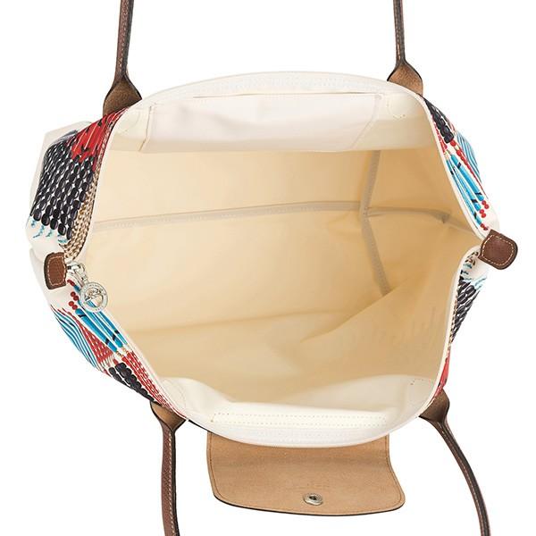 並行輸入 ロンシャン トートバッグ TOTE BAG L 1899 655 B51 ブルー 青/レッド 赤 爆買 | LONGCHAMP | 04