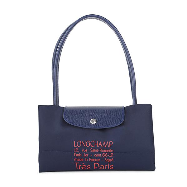 LONGCHAMP ロンシャン トートバッグ ネイビー ル・プリアージュ LONGCHAMP ロンシャン トートバッグ ネイビー ル・プリアージュ