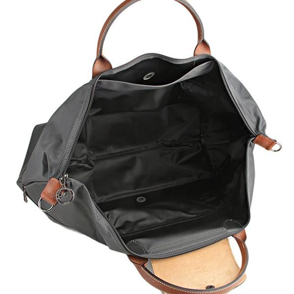 LONGCHAMP ロンシャン ボストンバッグ グレー ガンメタル ル LONGCHAMP ロンシャン ボストンバッグ グレー ガンメタル ル