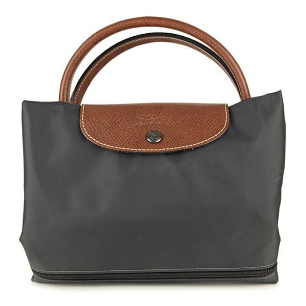 LONGCHAMP ロンシャン ボストンバッグ グレー ガンメタル ル LONGCHAMP ロンシャン ボストンバッグ グレー ガンメタル ル