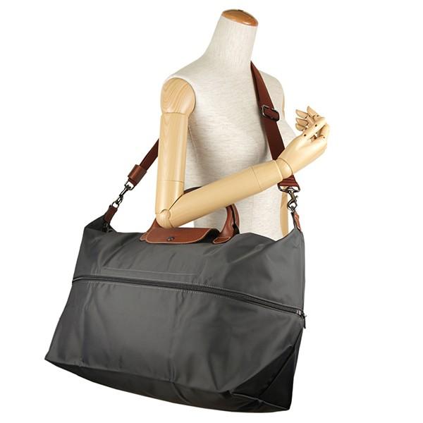 LONGCHAMP ロンシャン ボストンバッグ グレー ガンメタル ル LONGCHAMP ロンシャン ボストンバッグ グレー ガンメタル ル