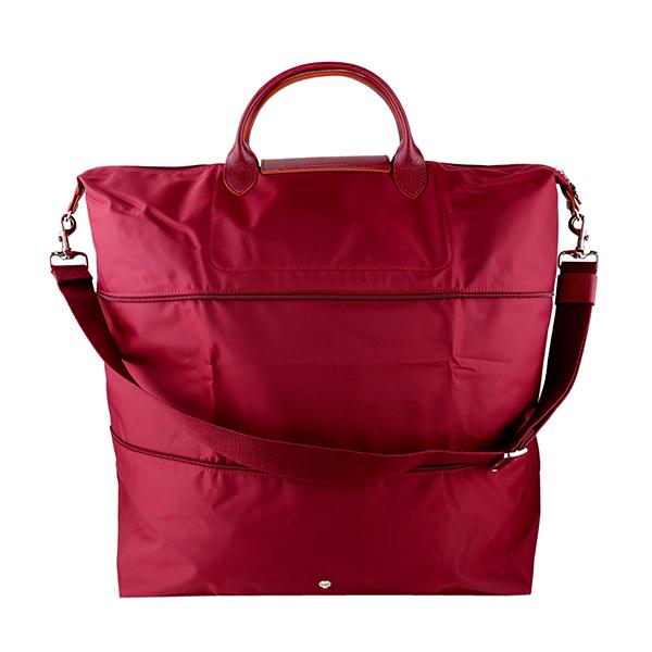 LONGCHAMP ロンシャン プリアージュ　大容量　拡張ボストンバッグ　赤 LONGCHAMP ロンシャン ボストンバッグ ガーネット レッド 赤系