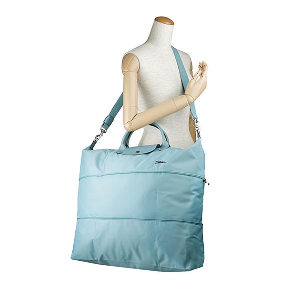 【ロンシャン】　ルプリアージュ　トラベルバッグM 水色 ロンシャン LONGCHAMP ル プリアージュ クラブ Mサイズ 1623 619