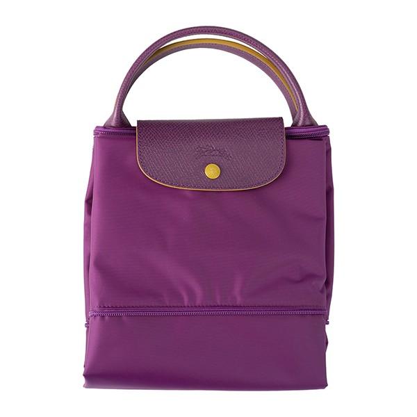 LONGCHAMP ル プリアージュ　旅行バッグ　ボストンバッグ　赤紫 LONGCHAMP 並行輸入 ロンシャン ボストンバッグ パープル 紫 ル
