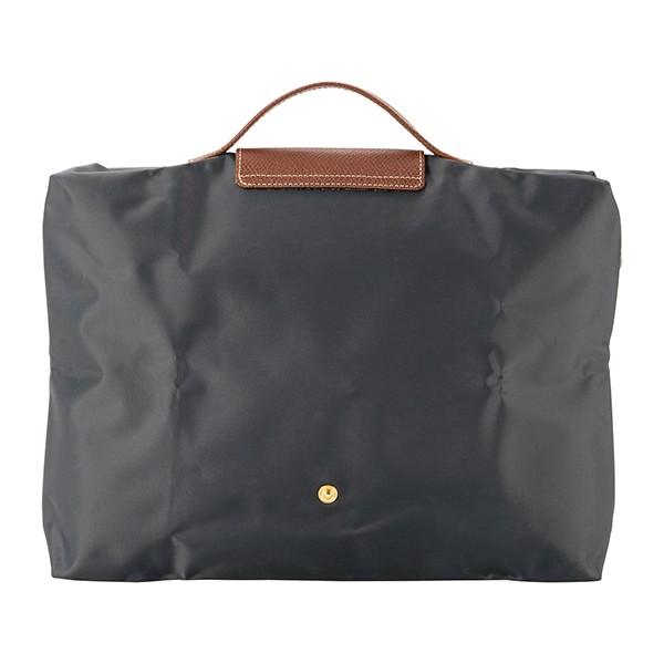 LONGCHAMP ロンシャン ブリーフケース グレー ガンメタル ル