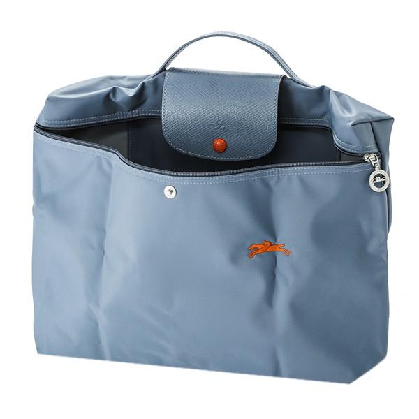 【新品未使用】ロンシャン ブリーフケース グレー ル・プリアージュ クラブ LONGCHAMP（ロンシャン） 並行輸入 ブリーフケース ライトブルー 水色