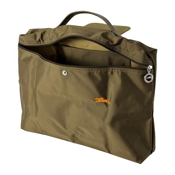LONGCHAMP 並行輸入 ロンシャン ブリーフケース カーキ ル・プリ