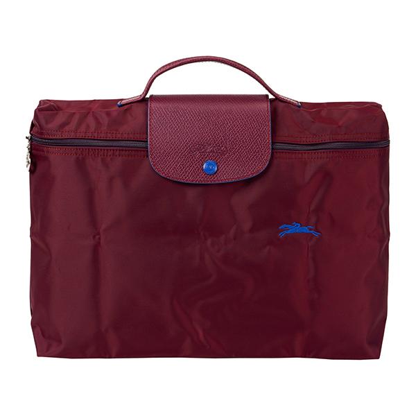 LONGCHAMP 並行輸入 ロンシャン ブリーフケース ワインレッド系 ル