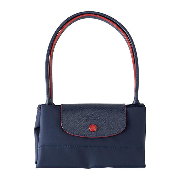 【新品】ロンシャン ル・プリアージュボストン男女兼用 ネイビー、レッド(刺繍) LONGCHAMP（ロンシャン） 並行輸入 トートバッグ ル プリアージュ
