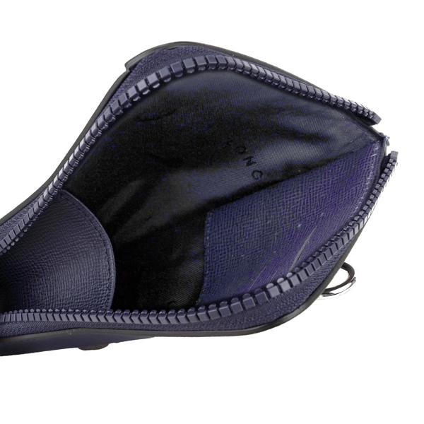 LONGCHAMP ロンシャン スマートフォンケース ネイビー ル プリ
