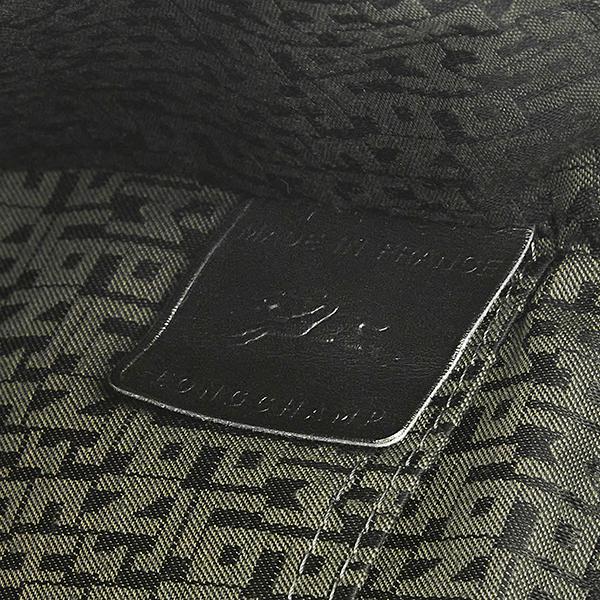 【新品】ロンシャン ル・プリアージュボストン男女兼用 黒、グレー(刺繍) ロンシャン LONGCHAMP 1911 619 ショルダーバッグ LE PLIAGE