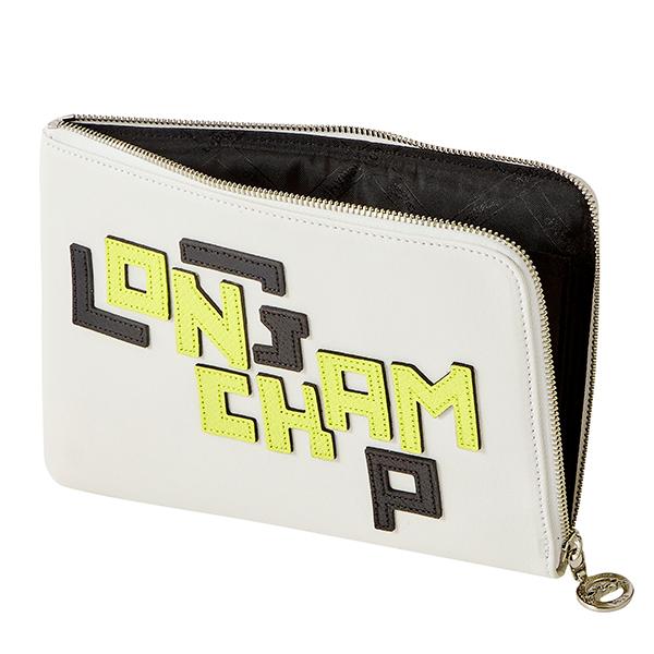 並行輸入 ロンシャン クラッチ・セカンドバッグ ホワイト系 白 ル・プリアージュ キュイール LGP LONGCHAMP L4848 755 007 爆買 | LONGCHAMP | 03