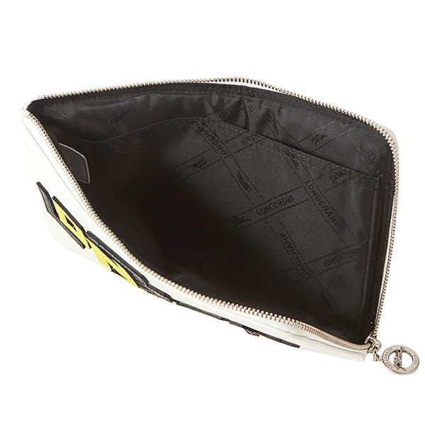 並行輸入 ロンシャン クラッチ・セカンドバッグ ホワイト系 白 ル・プリアージュ キュイール LGP LONGCHAMP L4848 755 007 爆買 | LONGCHAMP | 04