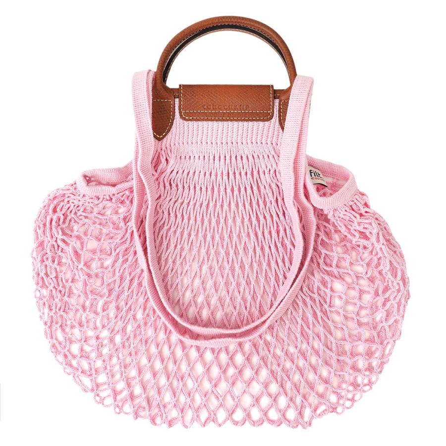 美品 LONGCHAMP ハンドバッグ デニム　ヴィンテージ 裏地総柄 LONGCHAMP 並行輸入 ロンシャン ハンドバッグ メールボックス