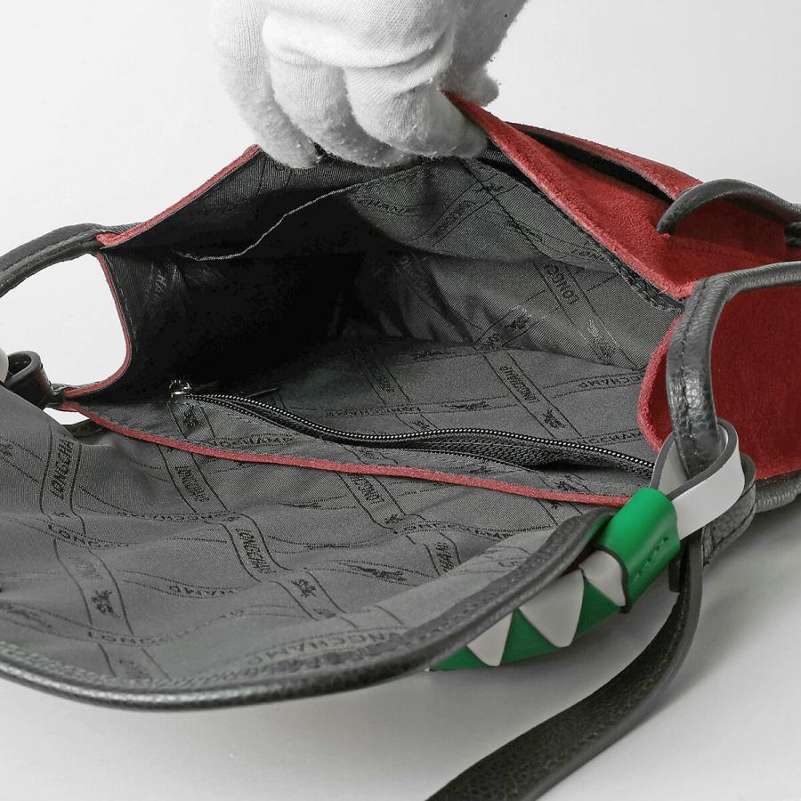 並行輸入 ロンシャン ショルダーバッグ LONGCHAMP ル フローネ ソフト クロスボディバッグ 10135 HDR 204ユニセックス レッド 赤 | LONGCHAMP | 04