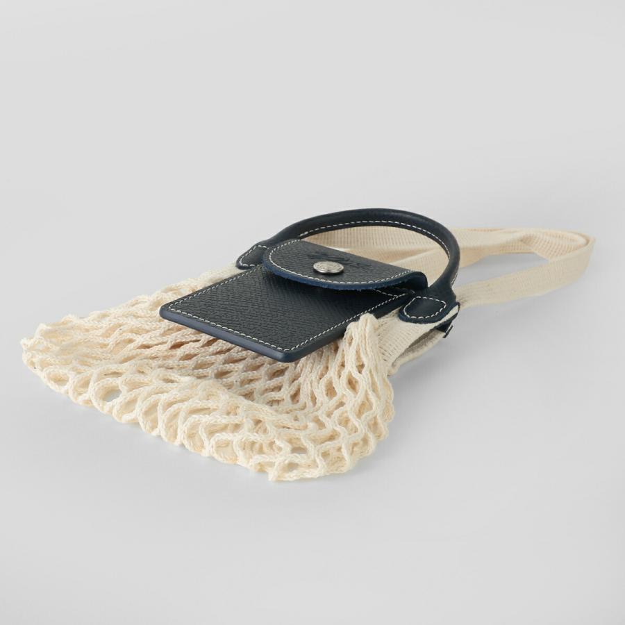 並行輸入 ロンシャン ショルダーバッグ LONGCHAMP ル プリアージュ フィレ XS メッシュバッグ 10139 HGR 006レディース ホワイト 白 ネイビー | LONGCHAMP | 02