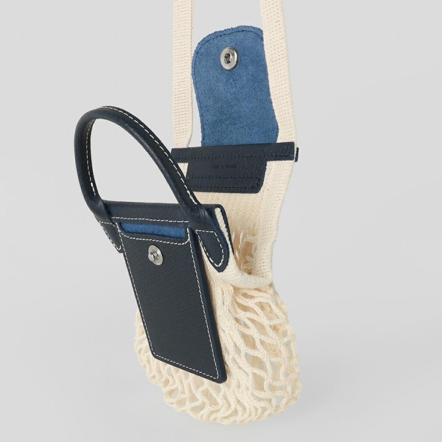 並行輸入 ロンシャン ショルダーバッグ LONGCHAMP ル プリアージュ フィレ XS メッシュバッグ 10139 HGR 006レディース ホワイト 白 ネイビー | LONGCHAMP | 03