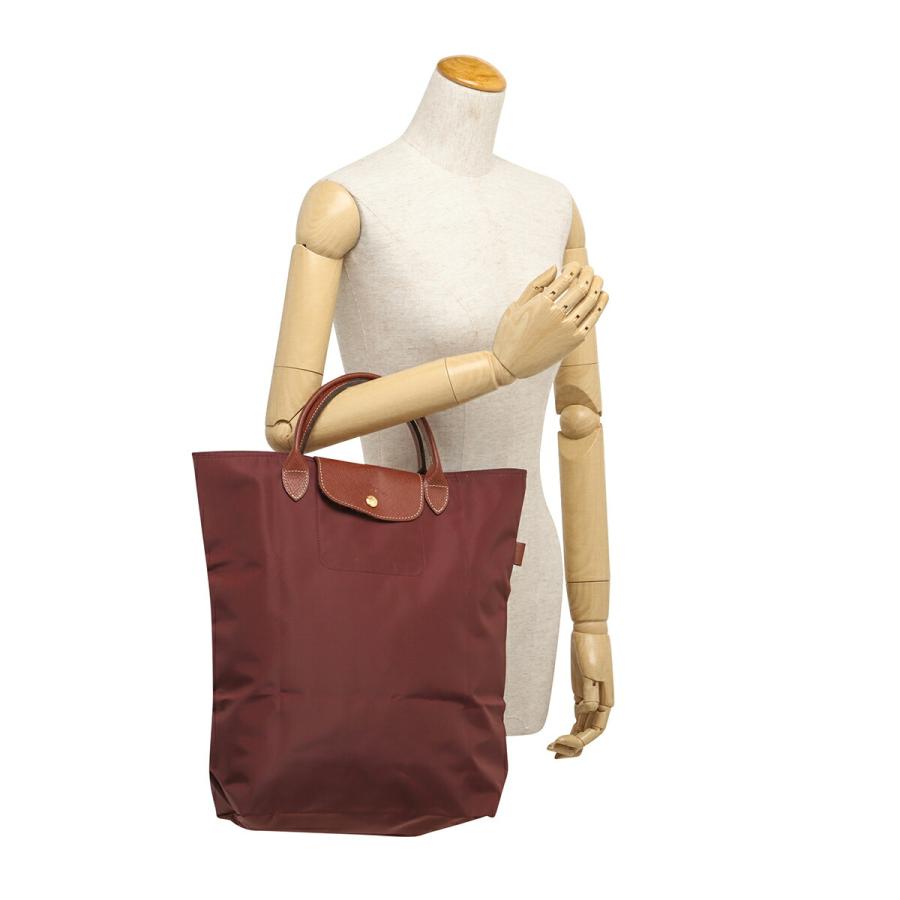 並行輸入 ロンシャン ハンドバッグ LONGCHAMP ル プリアージュ オリジナル トップハンドルバッグ Mサイズ 10168 089 P87レディース ワインレッド 赤 | LONGCHAMP | 05