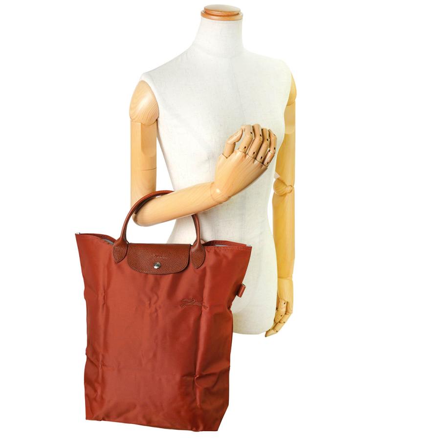 並行輸入 ロンシャン ハンドバッグ LONGCHAMP ル プリアージュ グリーン ショッピングバッグ Mサイズ 10168 919 404レディース ブラウン 茶 爆買 | LONGCHAMP | 05