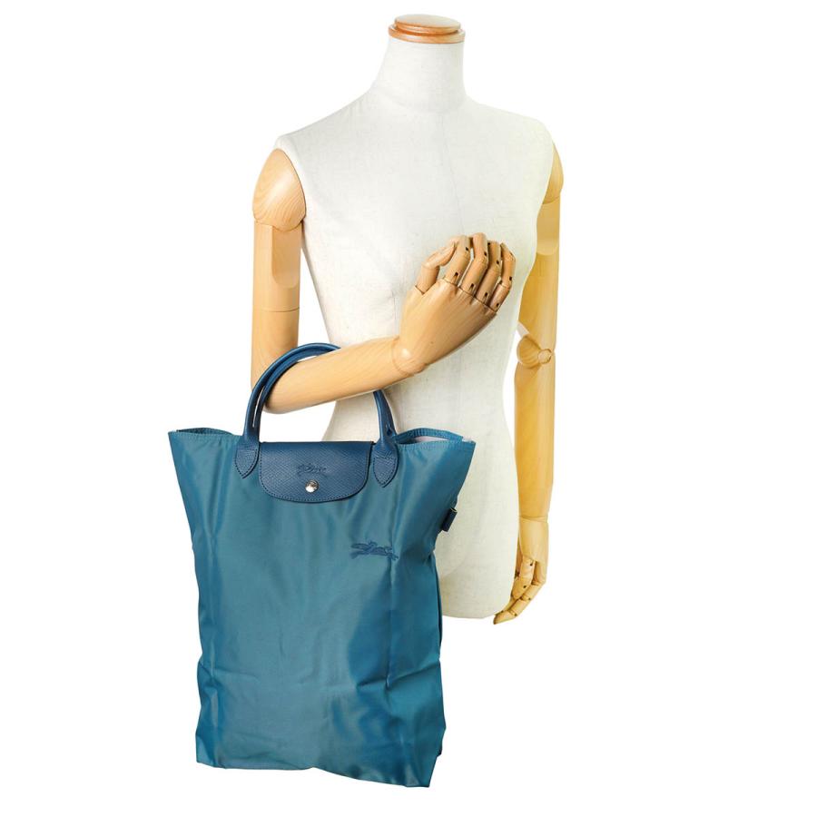 並行輸入 ロンシャン ハンドバッグ LONGCHAMP ル プリアージュ グリーン ショッピングバッグ Mサイズ 10168 919 P89レディース グリーン系 青緑 | LONGCHAMP | 05