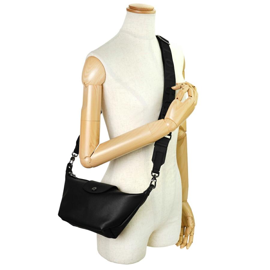 並行輸入 ロンシャン ショルダーバッグ LONGCHAMP ル プリアージュ エクストラ クロスボディバッグ エクストラ XSサイズ 10212 987 001ユニセックス ブラック 黒の画像