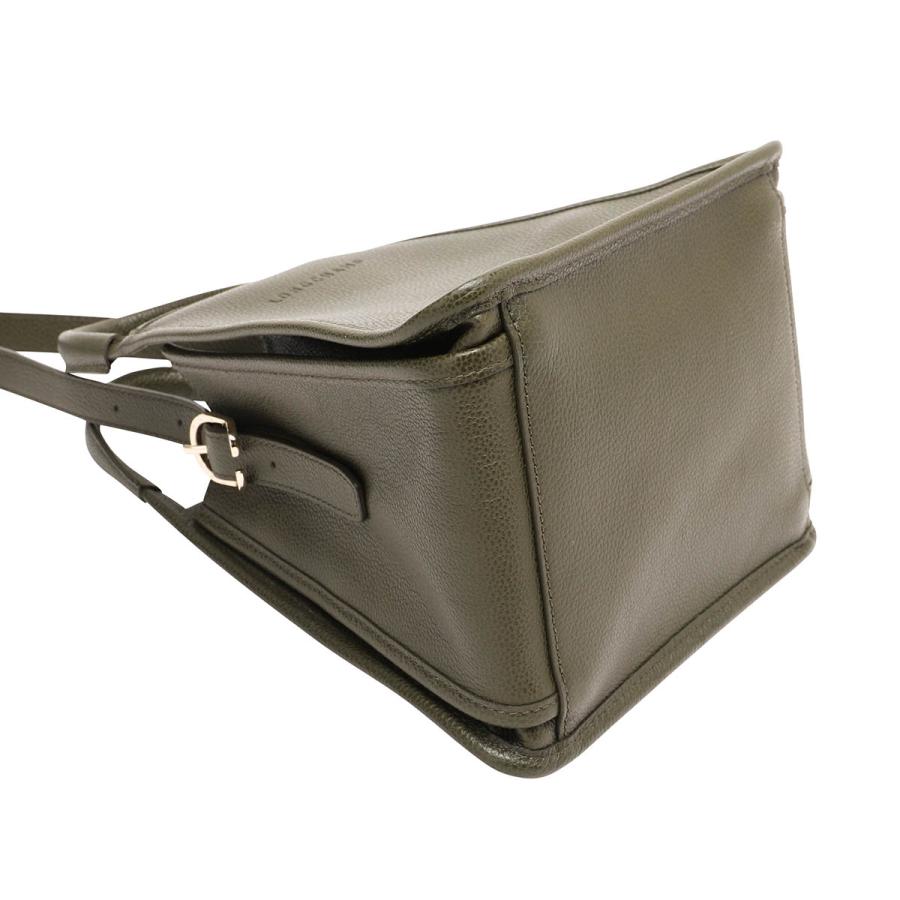 並行輸入 ロンシャン ハンドバッグ LONGCHAMP ル フローネ トップハンドルバッグ Sサイズ 10233 021 892レディース カーキ 爆買の画像