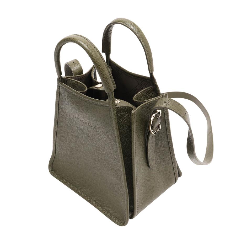 並行輸入 ロンシャン ハンドバッグ LONGCHAMP ル フローネ トップハンドルバッグ Sサイズ 10233 021 892レディース カーキ 爆買の画像