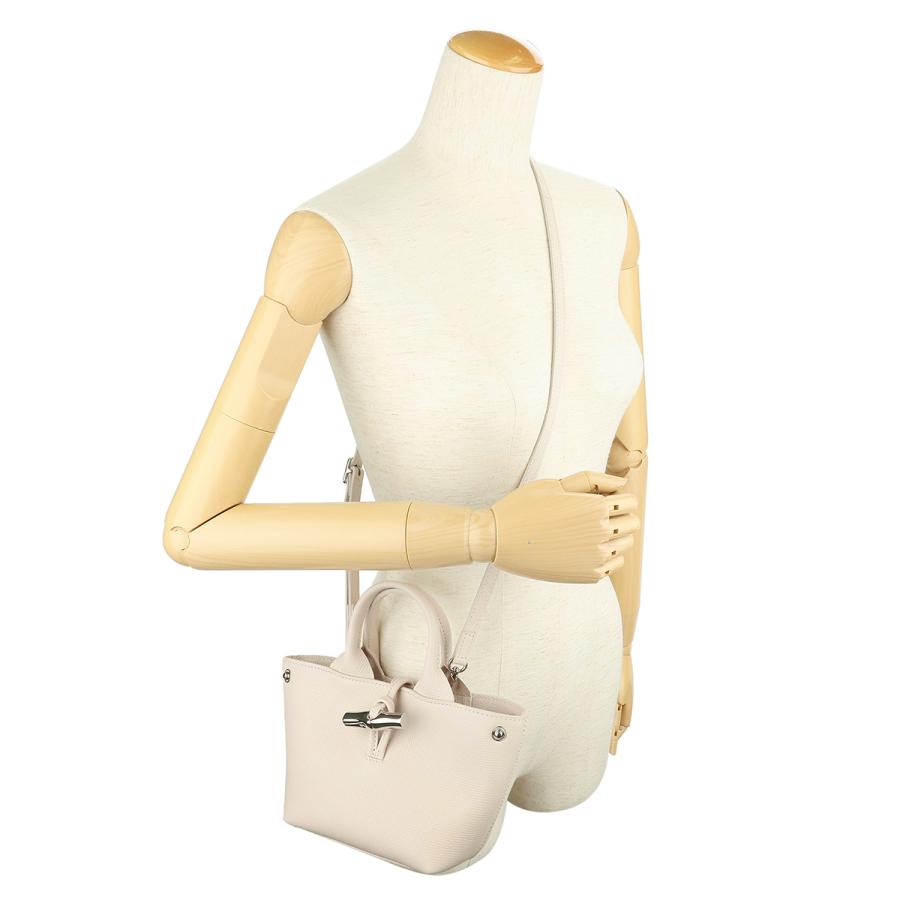 並行輸入 ロンシャン ショルダーバッグ LONGCHAMP ル ロゾ トップハンドルバッグ XSサイズ 10278 HFP 555レディース ベージュ 爆買の画像