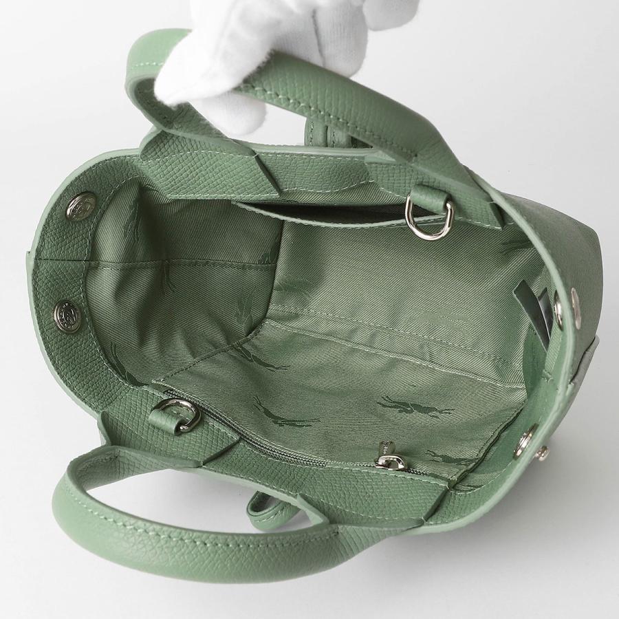 並行輸入 ロンシャン ショルダーバッグ LONGCHAMP ル ロゾ トップハンドルバッグ XSサイズ 10278 HFP M16レディース スモーキーグリーン 緑 爆買の画像