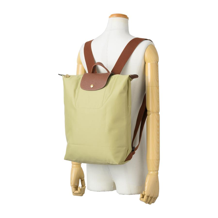 並行輸入 ロンシャン リュックサック LONGCHAMP ル プリアージュ オリジナル バックパック Mサイズ 10284 089 244レディース ライトグリーン 黄緑 爆買 | LONGCHAMP | 05