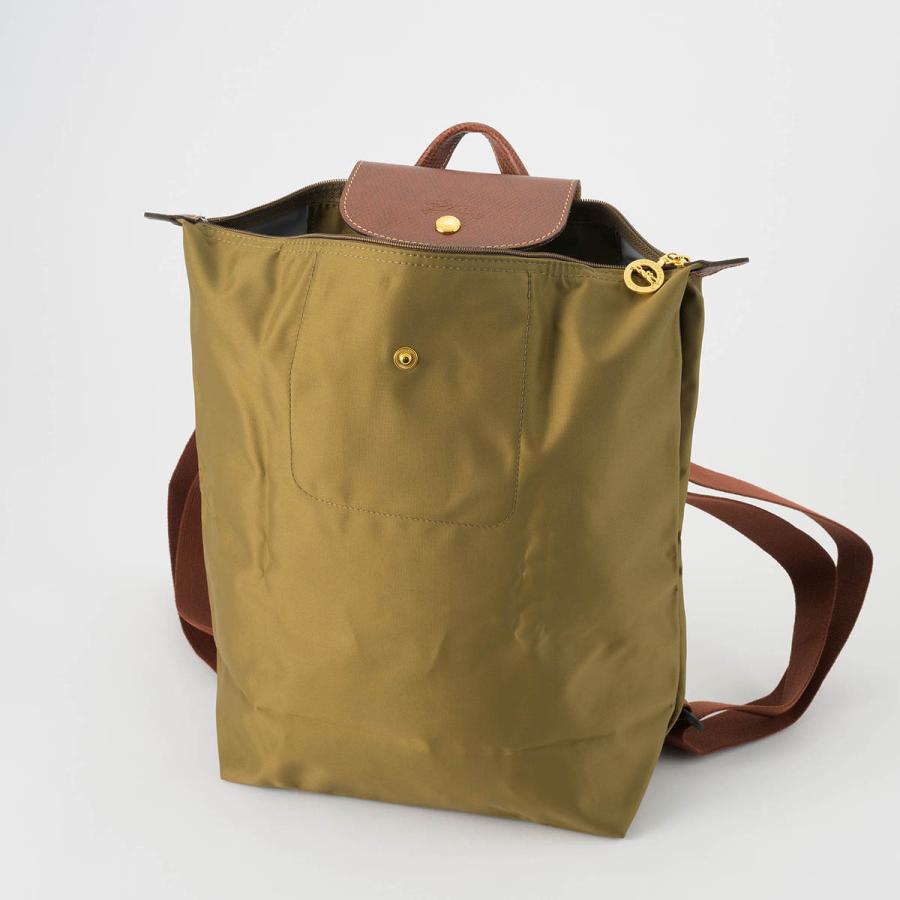 並行輸入 ロンシャン リュック LONGCHAMP ル プリアージュ オリジナル バックパック Mサイズ 10284 089 510 レディース カーキ | LONGCHAMP | 03